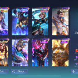 ML167⚡STAR LESLEY⚡LUCKYBOX EUDORA⚡️ZODIAC MARTIS⚡️LIGHBORN TIGREAL GRANGER⚡️DRAGON TAMER VALIR KIMMY⚡️VENOM GROCK HARLEY⚡️SABER JONSHON⚡️EPIC NANA FREYA KAGURA 0